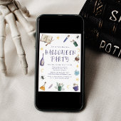 Whimsical Magic Potions Halloween Party Kaart