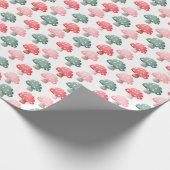 Whimsical Magic Schattige Kleurrijke Paddestoel Cadeaupapier (Hoek)