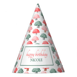 Whimsical Magic Schattige Kleurrijke Paddestoel Ve Feesthoedjes