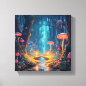 Whimsical Magical Forest Canvas Afdruk (Voorkant)