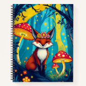 Whimsical Magical Forest Design / Schattigee vos Notitieboek (Voorkant)