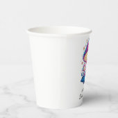 Whimsical Magical Mushroom Baby shower Papieren Bekers (Rechts)