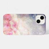 Whimsical Magical Paars Flower Edit iPhone Hoesje (Achterkant horizontaal)