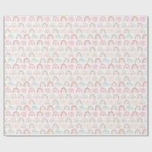 Whimsical Magical Rainbow Patroon Cadeaupapier (Vlak)