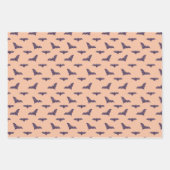 Whimsical Magical roze witch-themed Inpakpapier Vel (Voorkant 3)