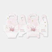 Whimsical magie roze eenhoorn kinderen verjaardag bedankdoosjes (Uitgevouwen)