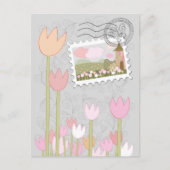 Whimsical magische dorpstuin briefkaart (Voorkant)