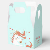 Whimsical magische eenhoorn kinderen verjaardag bedankdoosjes (Geopend)
