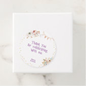 Whimsical magische eenhoorn kinderen verjaardag da bedankjes labels (In situ)