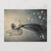 Whimsical magische paardenbloem fee briefkaart (Voorkant)