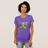 Whimsical magische paddenstoelen en bloemen t-shirt (Voorkant volledig)