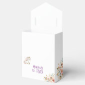 Whimsical magische pastel eenhoorn kinderen verjaa bedankdoosjes (Geopend)