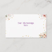 Whimsical magische pastel eenhoorn kinderen verjaa informatiekaartje (Voorkant)