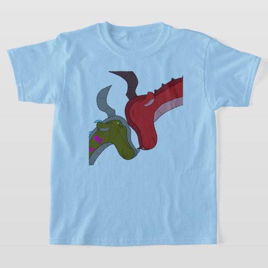 Whimsical Mama en Baby Dragon Tshirt (Laagn)
