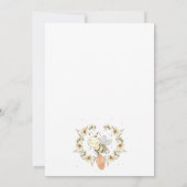 Whimsical mammie om Baby shower uit te nodigen Kaart (Achterkant)