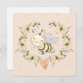 Whimsical mammie om Baby shower uit te nodigen Kaart (Voorkant / Achterkant)