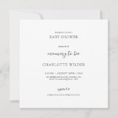 Whimsical mammie om Baby shower uit te nodigen Kaart (Achterkant)