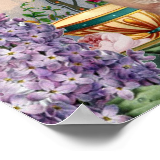 Whimsical Marie Antoinette in een zonnebril Poster (Hoek)