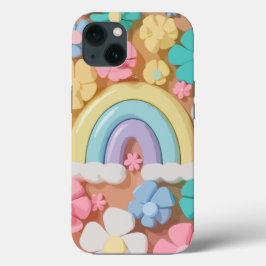 Whimsical Marshmallow Blooms - Levendige telefoonh Case-Mate iPhone Case