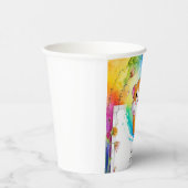 Whimsical Meadow Hamster Verjaardag Papieren Bekers (Rechts)