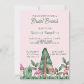 Whimsical Meadow Mushrooms Bridal Brunch Invite Kaart (Voorkant)