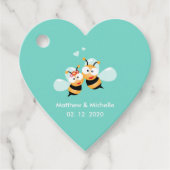 Whimsical Means to be Cute Couple Wedding Bedankjes Labels (Voorkant)