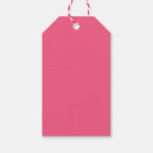 Whimsical Meisje Ooievaar Baby shower Cadeaulabel (Achterkant)