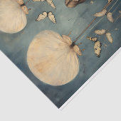 Whimsical Meisje Paardenbloem en Vlinder Decoupage Tissuepapier (Detail)