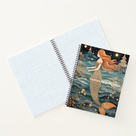 Whimsical Mermaid Notitieboek (Binnen)