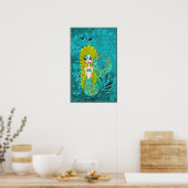 Whimsical Mermaid Poster (Keuken)