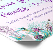 Whimsical Mermaid Tail Advice for Parents Poster (Hoek)