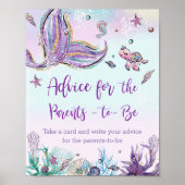 Whimsical Mermaid Tail Advice for Parents Poster (Voorkant)