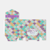 Whimsical Mermaid Tail Baby shower Meisje Dank je Bedankdoosjes (Uitgevouwen)