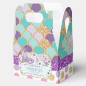 Whimsical Mermaid Tail Verjaardagsfeestje Dank u Bedankdoosjes (Geopend)