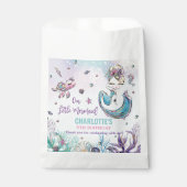 Whimsical Mermaid under the Zee Birthday Party Bedankzakje (Voorkant)