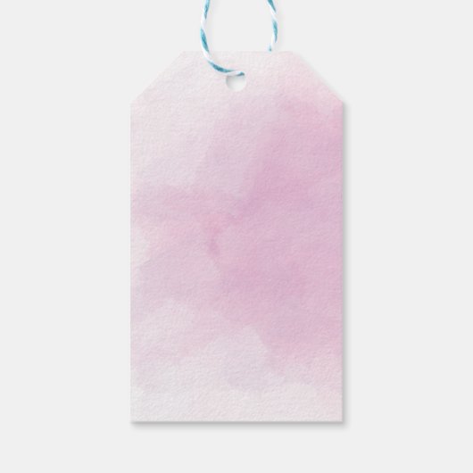 Whimsical Mermaid under the Zee Dank je Label, Cadeaulabel (Achterkant)