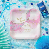 Whimsical Mermaid under the Zee Paper Bord (Feest)