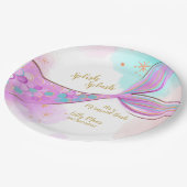 Whimsical Mermaid under the Zee Paper Bord (Gekanteld)