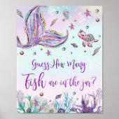 Whimsical Mermaid weet hoeveel vis er in Jar Game Poster (Voorkant)