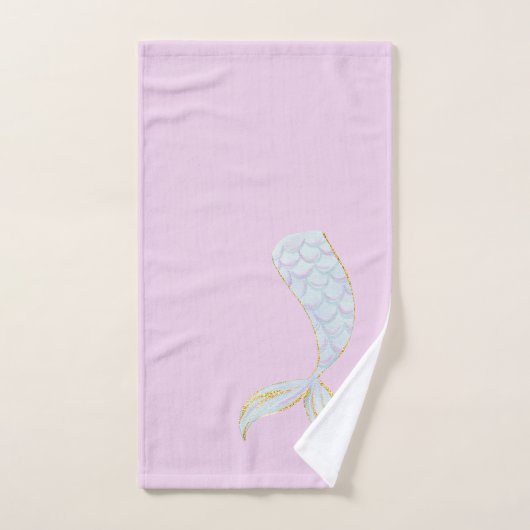 Whimsical Mermaids Monogram Bad Handdoek (Handdoek)