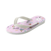 Whimsical Mermaids Monogram Kinder Teenslippers (Schuin)