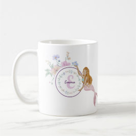 Whimsical Mermaids Monogram Koffiemok