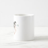 Whimsical Mermaids Monogram Koffiemok (Center)