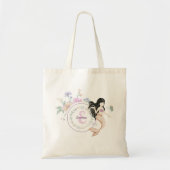 Whimsical Mermaids Monogram Tote Bag (Voorkant)