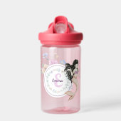 Whimsical Mermaids Monogram Waterfles (Voorkant)