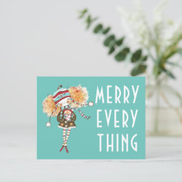 Whimsical Merry Alles kerstmis Kaart