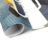 Whimsical Merry Go Round Carousel Horse Cadeaupapier (Rol Hoek)