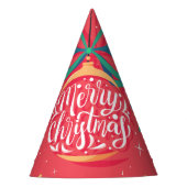 Whimsical Merry kerst | Kerstmis Feesthoedjes (Voorkant)