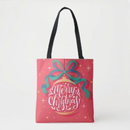 Whimsical Merry kerst | Kerstmis Tote Bag
