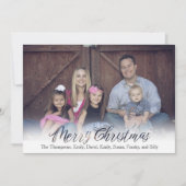 Whimsical Merry-kerstfotokaarten 1 Foto Feestdagenkaart (Voorkant)